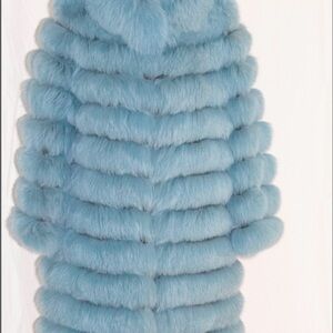Luxurious Blue Fox Fur Coat